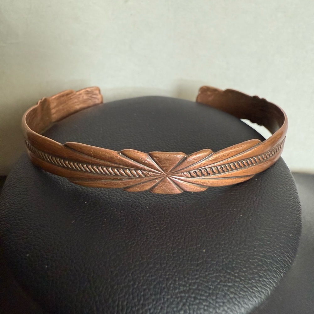 Solid Copper Unique Design Bracelet - image 1